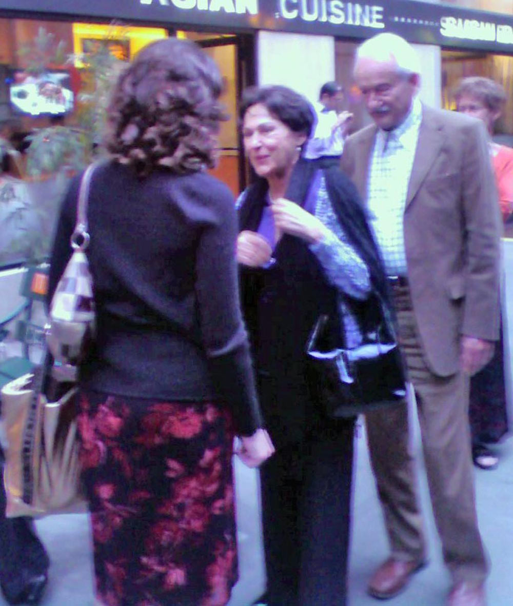 Crystal, Cidinha Mahle, and Ernst Mahle in New York